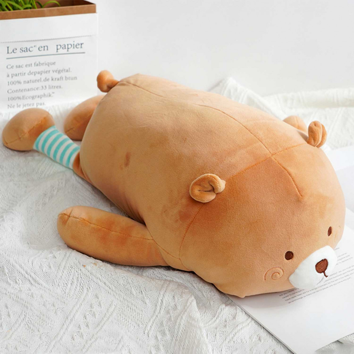 Toys soft XIMI 6941963949842 LYING SERIES MIDA BEAR PLUSH DOL (949842)