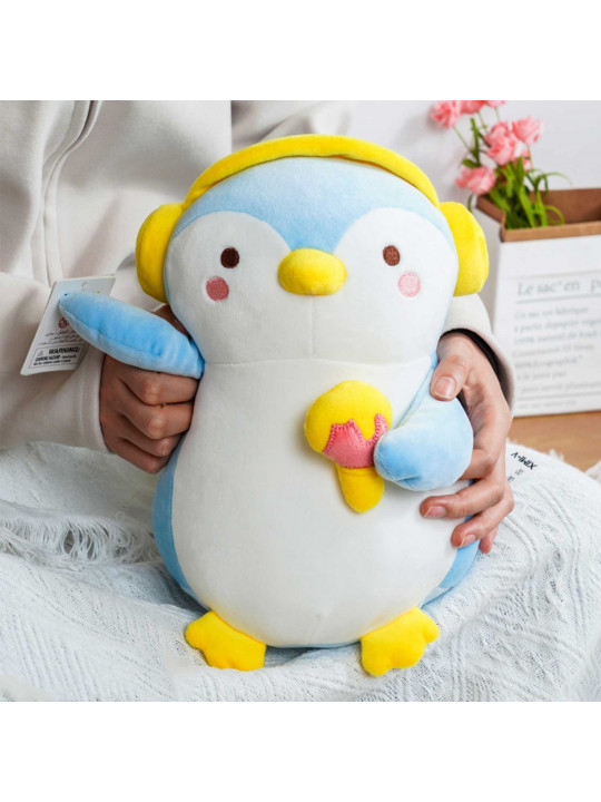 Խաղալիք փափուկ XIMI 6941963949866 HEADSET PENGUIN PLUSH DOLL (949866)