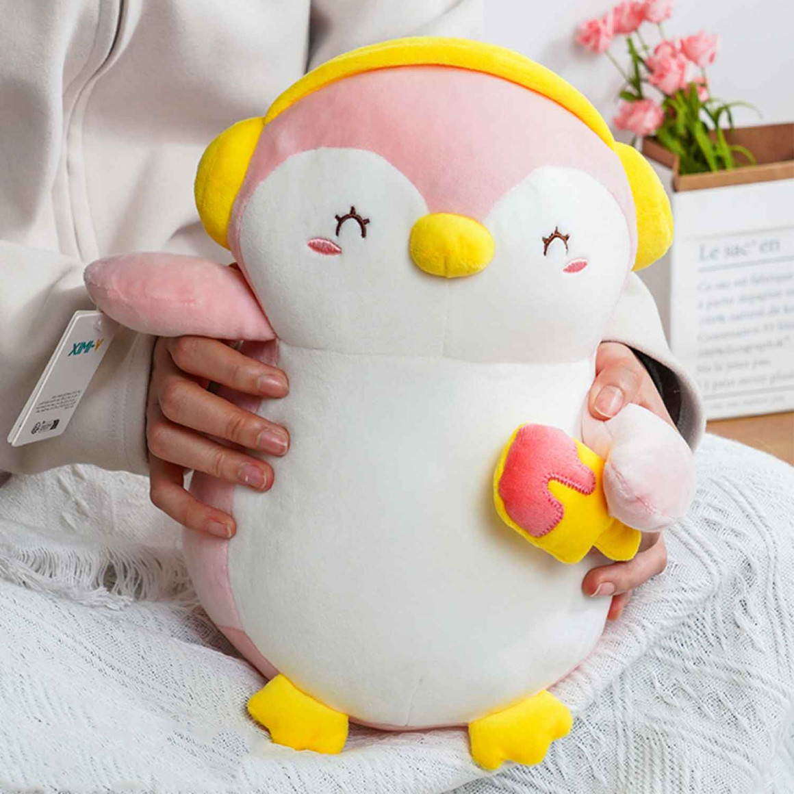 Мягкая игрушка XIMI 6941963949873HEADSET PENGUIN PLUSH DOLL (949873)
