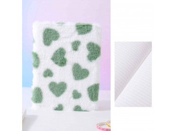 Գրենական պարագաներ XIMI 6941963952576 HEART PLUSH LINED NOTEBOOK (952576)