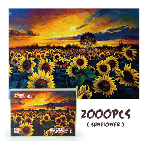 Children collection XIMI 6941963956550 SUNFLOWER PUZZLE (2000PCS) (956550)