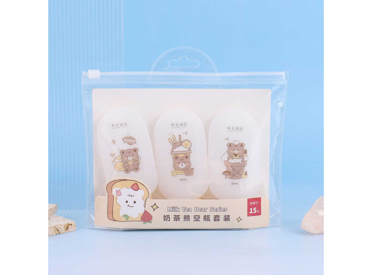 Пустые  бутылка для жидкого мыла XIMI 6942392806874 MILK TEA BEAR (806874)