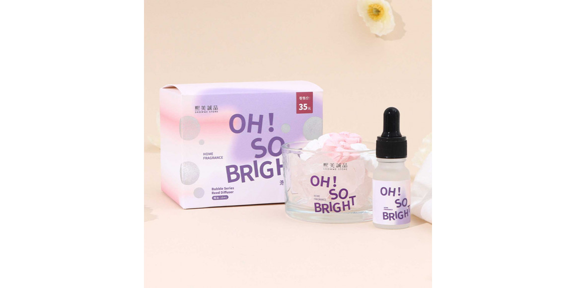 Fragrance for home XIMI 6942392880218 BUBBLE SERIES CRYSTAL ROSE (880218)