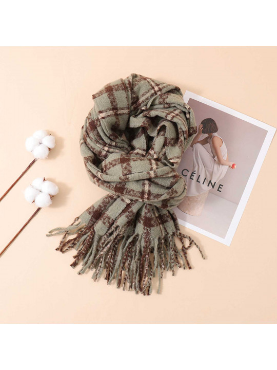 Շարֆեր XIMI 6978063943937 FASHIONABLE PLAID VERSATILE SCARF
 (943937)
