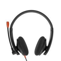 Headphone MEETION 3.5mm Wired Telephone (Black) (HP003)
