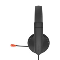 Headphone MEETION 3.5mm Wired Telephone (Black) (HP003)