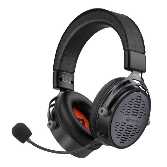 Headphone MEETION Bluetooth Bulit-in Mic (Black) (BTH003)