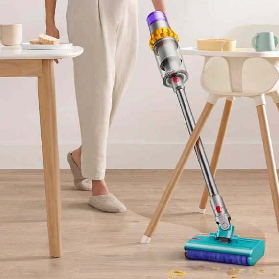 Беспроводной пылесос DYSON V15s DETECT SUBMARINE SV47 Yellow/Nickel (448798-01)