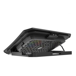 Cooling pad MEETION Gaming RGB 9-15.6 (Black) (MT-CP3030)