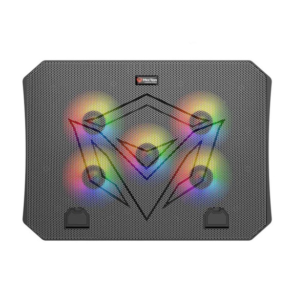 Охлаждающие подставки MEETION Gaming RGB 9-15.6 (Black) (MT-CP3030)