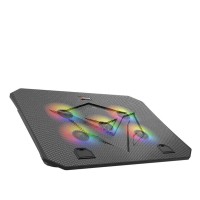 Cooling pad MEETION Gaming RGB 9-15.6 (Black) (MT-CP3030)