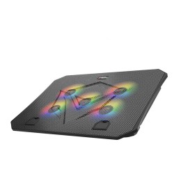 Cooling pad MEETION Gaming RGB 9-15.6 (Black) (MT-CP3030)