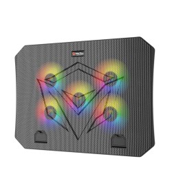Cooling pad MEETION Gaming RGB 9-15.6 (Black) (MT-CP3030)