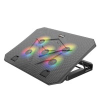 Cooling pad MEETION Gaming RGB 9-15.6 (Black) (MT-CP3030)