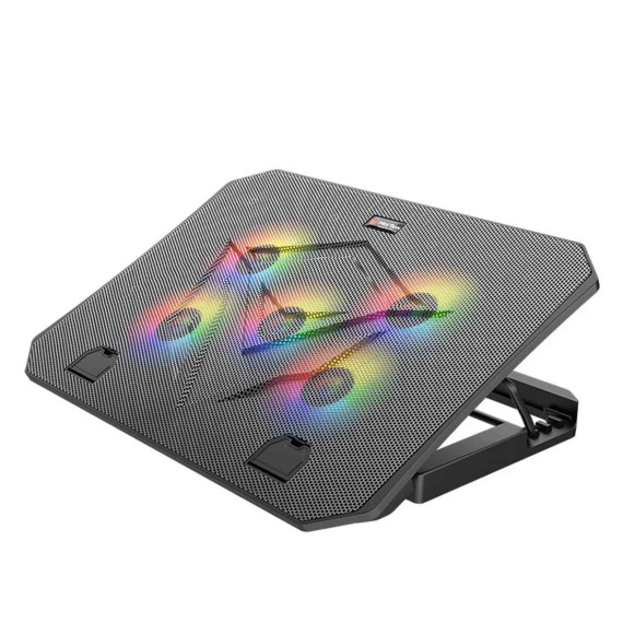 Охлаждающие подставки MEETION Gaming RGB 9-15.6 (Black) (MT-CP3030)