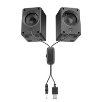 Компьютерные динамики MEETION Wired Gaming Stereo Desktop (Black) (MT-SP2011)