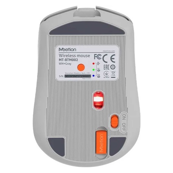Компьютерные мыши MEETION Dual Mode Wrls+BT (White) (MT-BTM002)