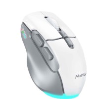 Компьютерные мыши MEETION Ergonomic Wrls+BT (Purple Cloud White) (MT-BTM001)