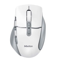 Компьютерные мыши MEETION Ergonomic Wrls+BT (Purple Cloud White) (MT-BTM001)