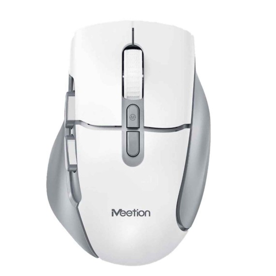 Компьютерные мыши MEETION Ergonomic Wrls+BT (Purple Cloud White) (MT-BTM001)