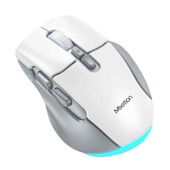 Компьютерные мыши MEETION Ergonomic Wrls+BT (Purple Cloud White) (MT-BTM001)
