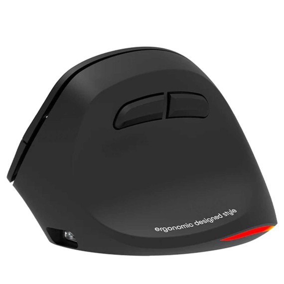 Mouse MEETION Right-Handed Vertical Wrls+BT RGB (Black) (BTM010R-Y-RR)