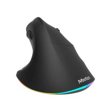 Mouse MEETION Right-Handed Vertical Wrls+BT RGB (Black) (BTM010R-Y-RR)