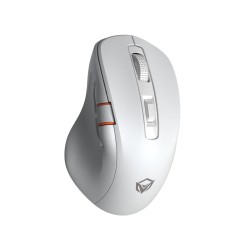 Компьютерные мыши MEETION Tri-Mode Wrls+BT Ergonomic Gaming (White Orange) (GW32)