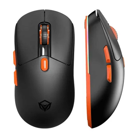 Մկնիկ MEETION Tri-Mode Wrls+BT Gaming (Black Orange) (AIR GW33)