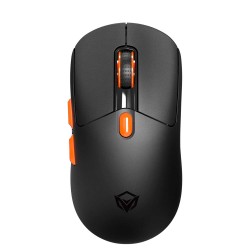 Компьютерные мыши MEETION Tri-Mode Wrls+BT With Magnetic Charging Base Gaming (Black Orange) (GW38)