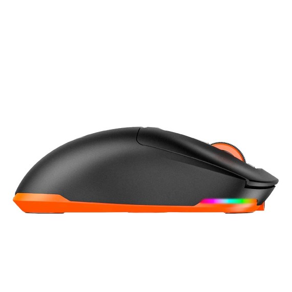 Компьютерные мыши MEETION Tri-Mode Wrls+BT RGB Gaming (Dark Flame Black) (Air GW24)