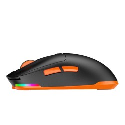 Компьютерные мыши MEETION Tri-Mode Wrls+BT RGB Gaming (Dark Flame Black) (Air GW24)
