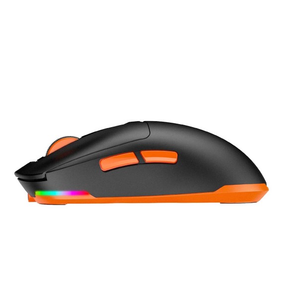 Компьютерные мыши MEETION Tri-Mode Wrls+BT RGB Gaming (Dark Flame Black) (Air GW24)