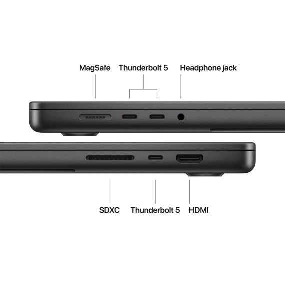Ноутбук APPLE MacBook Pro 16 (Apple M5 Max) 48GB 2TB (Space Black) (A3429) (MGEE4RU/A)