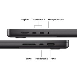 Ноутбук APPLE MacBook Pro 16 (Apple M5 Max) 36GB 2TB (Space Black) (A3429) (MGED4RU/A)