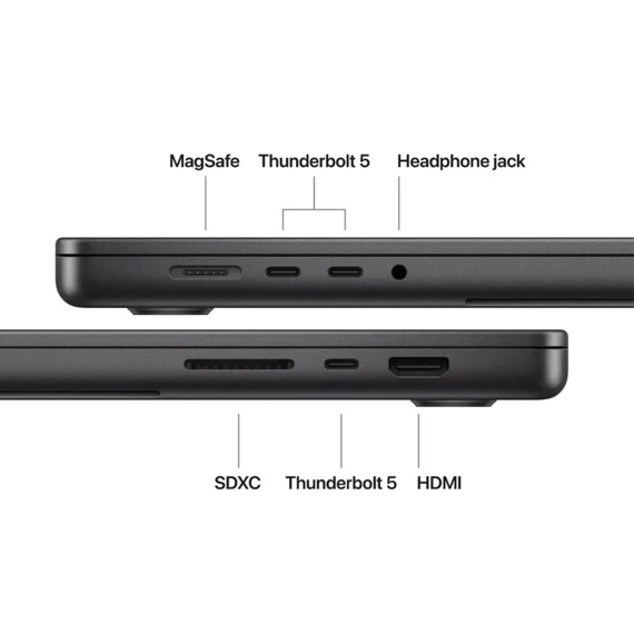 Notebook APPLE MacBook Pro 16 (Apple M5 Max) 36GB 2TB (Space Black) (A3429) (MGED4RU/A)
