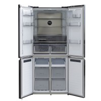 Refrigerator HOFFMANN HR510NFCD-BLACK-GLASS 