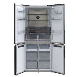 Холодильник HOFFMANN HR510NFCD-BLACK-GLASS 