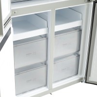 Refrigerator HOFFMANN HR510NFCD-BLACK-GLASS 