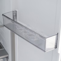 Refrigerator HOFFMANN HR605NFSBS-BLACK-GLASS 