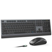 Keyboard MEETION C2000 Wrls+BT Combo RU (Black) 