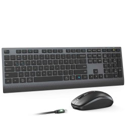 Keyboard MEETION C2000 Wrls+BT Combo RU (Black) 