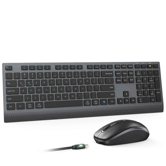 Keyboard MEETION C2000 Wrls+BT Combo RU (Black) 
