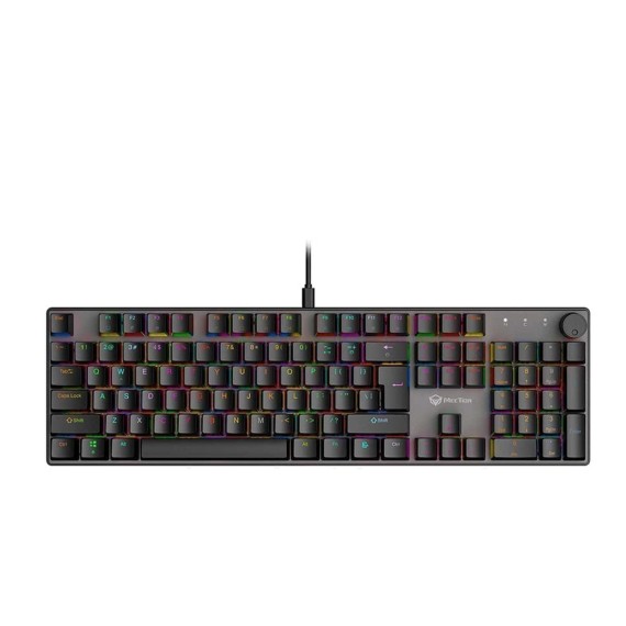 Клавиатура MEETION Hot-swap Wired Mechanical Gaming RGB RU (Black) (MT-MK009 Pro)