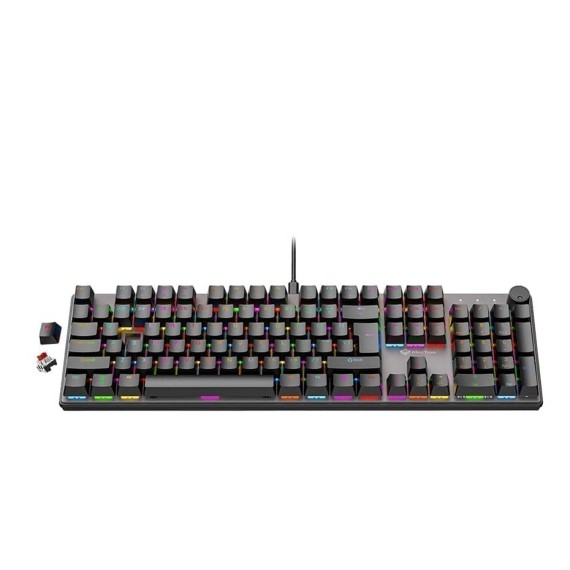 Клавиатура MEETION Hot-swap Wired Mechanical Gaming RGB RU (Black) (MT-MK009 Pro)