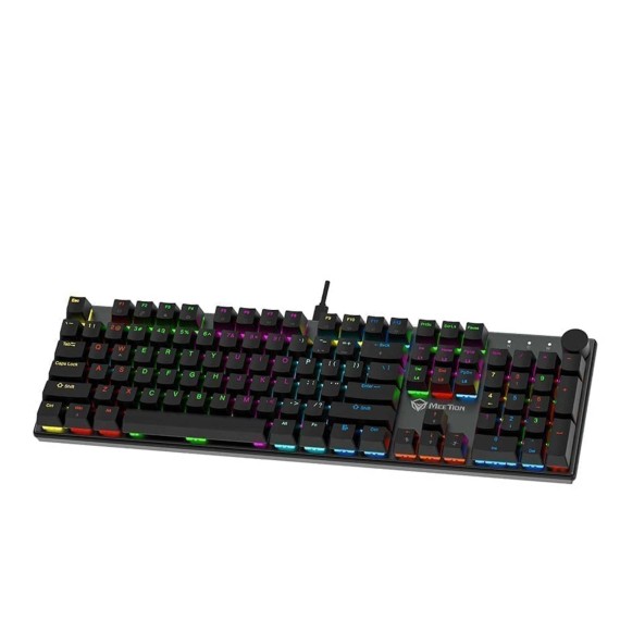 Клавиатура MEETION Hot-swap Wired Mechanical Gaming RGB RU (Black) (MT-MK009 Pro)