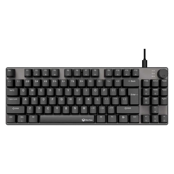 Keyboard MEETION 80% Hot-swap Wired Mechanical RGB Gaming RU (Black) (MT-MK008 Pro)