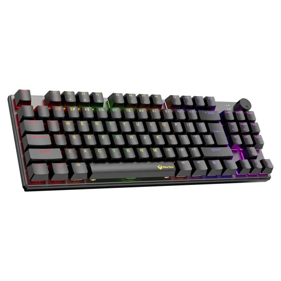 Keyboard MEETION 80% Hot-swap Wired Mechanical RGB Gaming RU (Black) (MT-MK008 Pro)