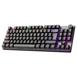 Keyboard MEETION 80% Hot-swap Wired Mechanical RGB Gaming RU (Black) (MT-MK008 Pro)