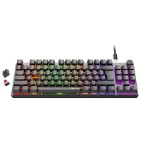Keyboard MEETION 80% Hot-swap Wired Mechanical RGB Gaming RU (Black) (MT-MK008 Pro)